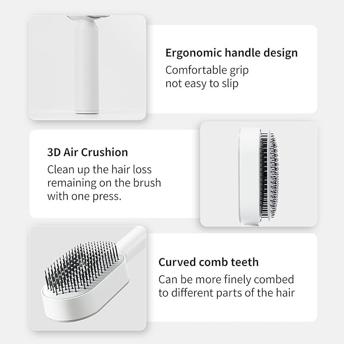 Self Cleaning Hair Brush